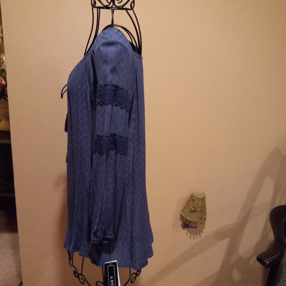 Nwt A.Byer womans blue top - Picture 3 of 8